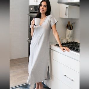 Grey pinstripe Smash and Tess Sunday dress M